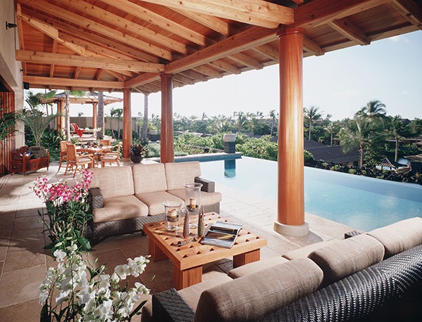 Lani of Hawaiian custom timber frame home